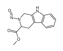 methyl 2-nitroso-1,2,3,4-tetrahydro-β-carboline-3-carboxylate Structure