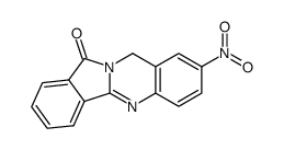 8-nitroisoindolo(1,2-b)quinazolin-12(10H)-one Structure