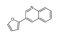 3-(furan-2-yl)quinoline结构式