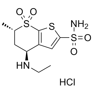 Dorzolamide hydrochloride Structure