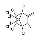 1,2,2,3,3,4,7,7-octachloro-5,5-dimethyl-6-methylidenebicyclo[2.2.1]heptane结构式