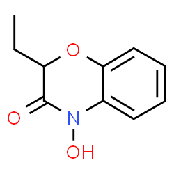 2-Ethyl-4-hydroxy-2,3-dihydro-4H-1,4-benzooxazine-3-one Structure