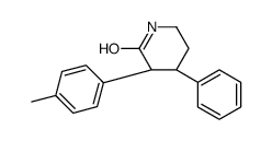 (3S,4S)-3-(4-methylphenyl)-4-phenylpiperidin-2-one结构式