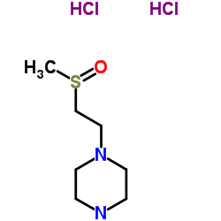 1-[2-(Methylsulfinyl)ethyl]piperazine dihydrochloride Structure
