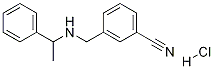 3-[(1-Phenyl-ethylaMino)-Methyl]-benzonitrile hydrochloride结构式