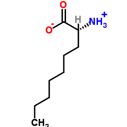 (2R)-2-Ammoniononanoate Structure