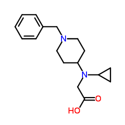 N-(1-Benzyl-4-piperidinyl)-N-cyclopropylglycine Structure