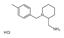 C-[1-(4-Methyl-benzyl)-piperidin-2-yl]-Methylamine hydrochloride结构式