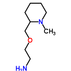 2-[(1-Methyl-2-piperidinyl)methoxy]ethanamine Structure
