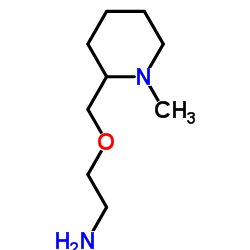 2-[(1-Methyl-2-piperidinyl)methoxy]ethanamine结构式