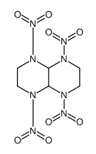 1,4,5,8-tetranitro-2,3,4a,6,7,8a-hexahydropyrazino[2,3-b]pyrazine结构式