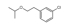 1-chloro-3-(2-isopropoxyethyl)benzene Structure
