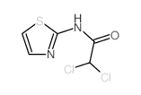 2,2-dichloro-N-(1,3-thiazol-2-yl)acetamide结构式