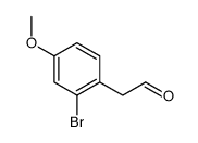 2-(2-bromo-4-methoxyphenyl)acetaldehyde Structure