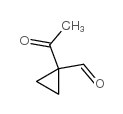 Cyclopropanecarboxaldehyde, 1-acetyl- (9CI) Structure