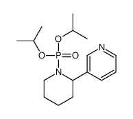 3-[1-di(propan-2-yloxy)phosphorylpiperidin-2-yl]pyridine结构式