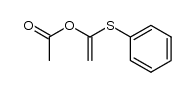 1-acetoxy-1-(phenylthio)ethene Structure
