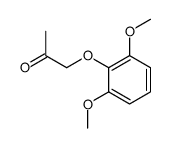 1-(2,6-dimethoxyphenoxy)propan-2-one结构式