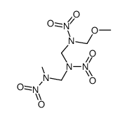 1-methoxy-2,4,6-trinitro-2,4,6-triaza-heptane结构式