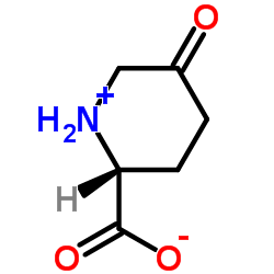 (2R)-5-Oxo-2-piperidiniumcarboxylate结构式