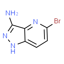 5-Bromo-1H-pyrazolo[4,3-b]pyridin-3-amine结构式