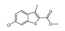 6-氯-3-甲基苯并[b]噻吩-2-羧酸甲酯结构式