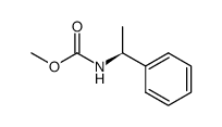 (S)-methyl (1-phenylethyl)carbamate结构式