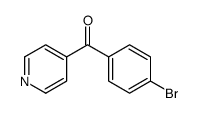 (4-溴苯基)(吡啶-4-基)甲酮结构式