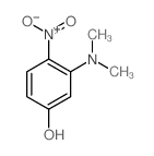 Phenol,3-(dimethylamino)-4-nitro-结构式
