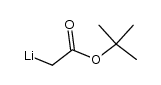 (2-tert-butoxy-2-oxoethyl)lithium结构式