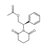 (R)-2-(2,6-dioxopiperidin-1-yl)-2-phenylethyl acetate Structure