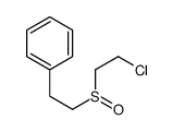 2-(2-chloroethylsulfinyl)ethylbenzene Structure