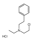N-(2-chloroethyl)-N-ethyl-2-phenylethanamine,hydrochloride Structure