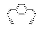 1,4-di((Z)-but-1-en-3-yn-1-yl)benzene结构式