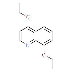 Quinoline, 4,8-diethoxy- (9CI) Structure