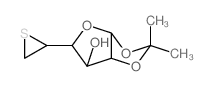b-L-Idofuranose,5,6-dideoxy-5,6-epithio-1,2-O-(1-methylethylidene)-结构式