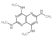 Pyrimido[5,4-d]pyrimidine-2,4,6,8-tetramine,N2,N4,N6,N8-tetramethyl- Structure