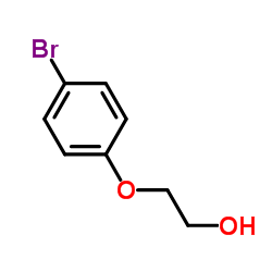 2-(4-Bromophenoxy)ethanol Structure