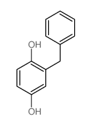 1,4-Benzenediol,2-(phenylmethyl)- structure