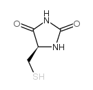 2,4-Imidazolidinedione,5-(mercaptomethyl)-, (5R)- Structure