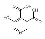 5-hydroxypyridine-3,4-dicarboxylic acid结构式