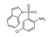 4-chloro-2-indol-1-ylsulfonylaniline Structure