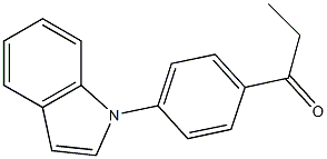 1-(4-(1H-indol-1-yl)phenyl)propan-1-one Structure