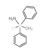 (amino-chloro-methyl-phenyl-phosphoranyl)benzene structure