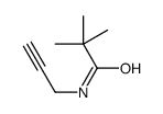 2,2-dimethyl-N-prop-2-ynylpropanamide结构式