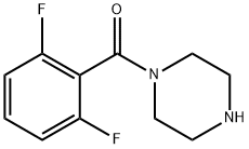 (2,6-Difluorophenyl)(piperazin-1-yl)methanone structure