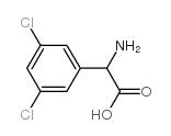 氨基-(3,5-二氯-苯基)-乙酸结构式