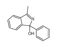 3-methyl-1-phenylisoindol-1-ol结构式