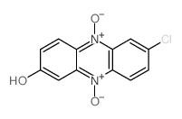 2-Phenazinol,7-chloro-, 5,10-dioxide structure