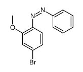 (E)-1-(4-Bromo-2-methoxyphenyl)-2-phenyldiazene Structure